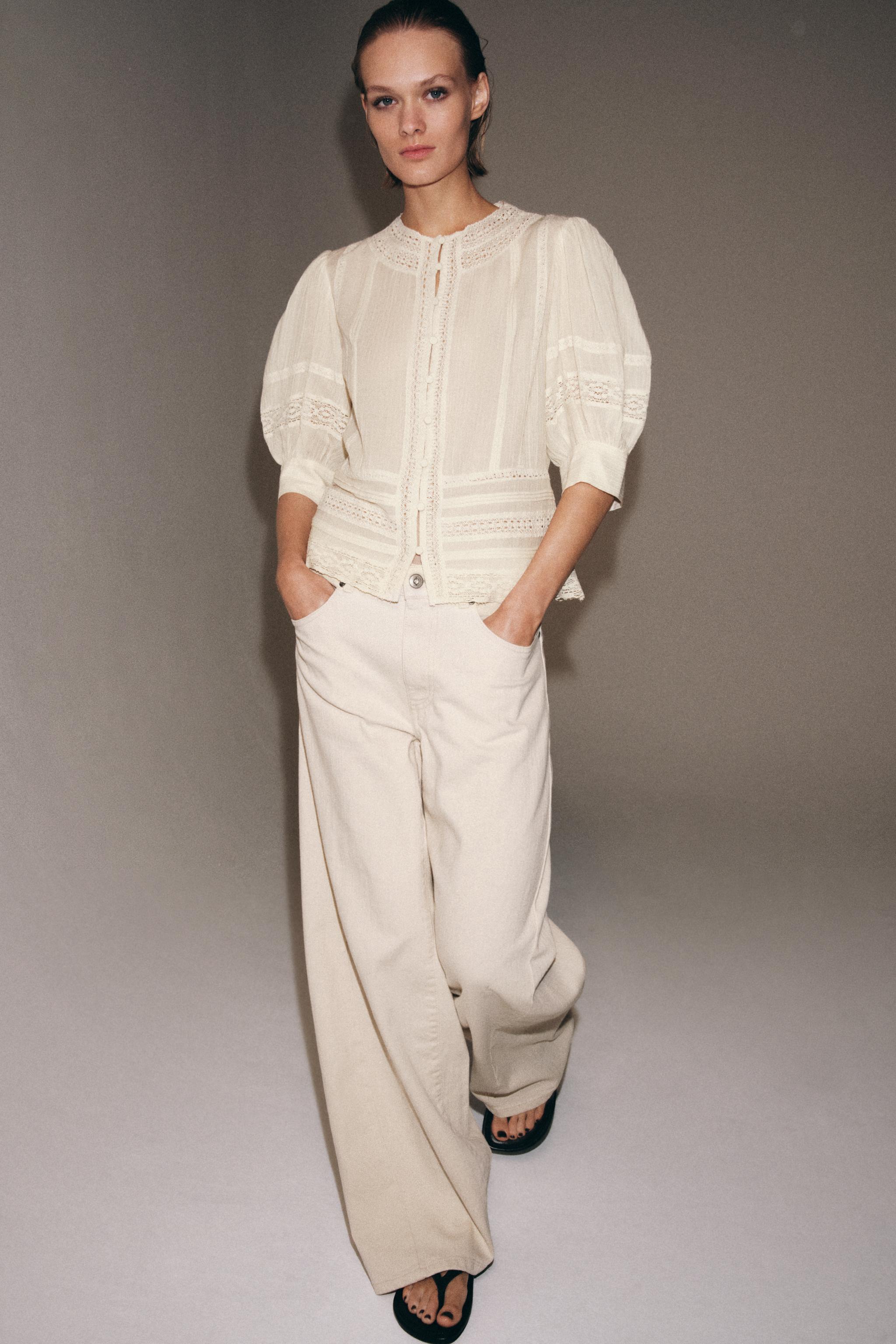 ZW COLLECTION ROMANTIC LACE BLOUSE